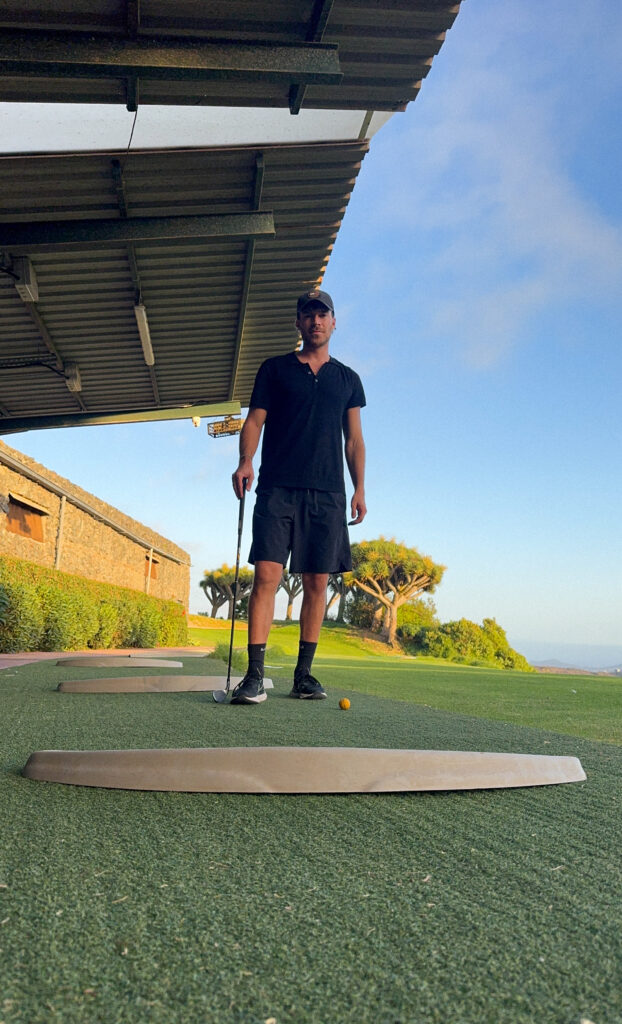 Kevin Phillip tận hưởng không gian thư giãn, hòa mình vào thiên nhiên cùng golf
